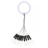 Nevis Gummistopper Schwarz S 6x1,8mm 10 Stk.