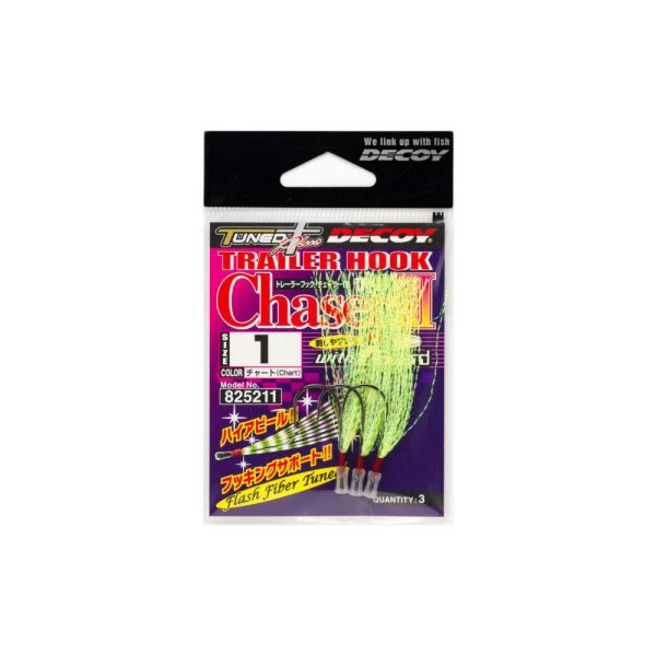 Decoy TH-3 Hook Chaser Chart #1/0 Trailerhaken 3 Stück