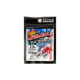Decoy SV-46 Slidin Head 1,5gr Jigkopf Blei 5Stk