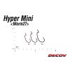 Decoy Worm 27 KG Hyper Mini 4 Offset Haken 9 Stk.