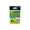 Decoy 37 Versatile Single #4/0 Öhrhaken mit Widerhaken, Einzelhaken für Raubfische 6 Stück