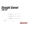 Decoy SN-10 Straight Swivel 6 Wirbel 8 Stk.