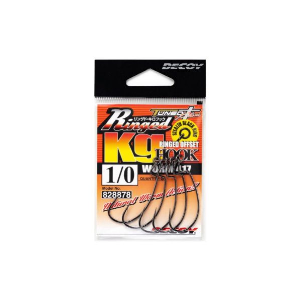 Decoy Worm 417 Ringed KG 2 Offset Haken 5Stk