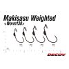 Decoy Worm 130 Makisasu #2/0 1,5gr Beschwerter Offset-Haken 4 Stk.
