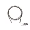 Delphin THE END Leadcore + Wirbel gebundenes Rig / 3 Stück 1m