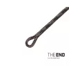 Delphin THE END Leadcore + Wirbel gebundenes Rig / 3 Stück 1m