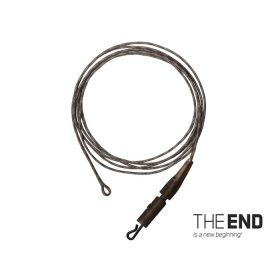   Delphin THE END Leadcore + PIN clip gebundener Haken / 3 Stück 1m