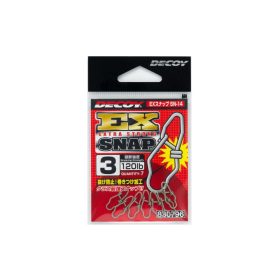 Decoy SN-14 Ex Extra Strong Snap 2 90lb Wirbel 7 Stück