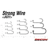 Decoy Jig11S Strong Wire Silver #4 Einzel-Jig-Haken mit Öse und Widerhaken 9 Stk.