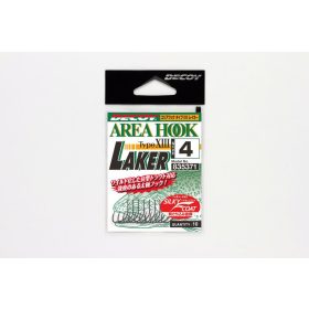   Decoy Area Type XIII Laker #10 Barbless Öhr-Einzelhaken für Raubfische 10 Stk.