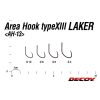 Decoy Area Type XIII Laker #8 Einzelhaken ohne Widerhaken mit Öhr für Raubfische 10 Stück