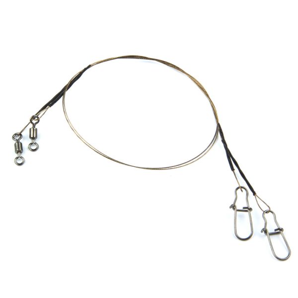 Premium Wolfram-Vorfach 1x7 2/Stk 25cm/0,27mm Raubfischvorfach