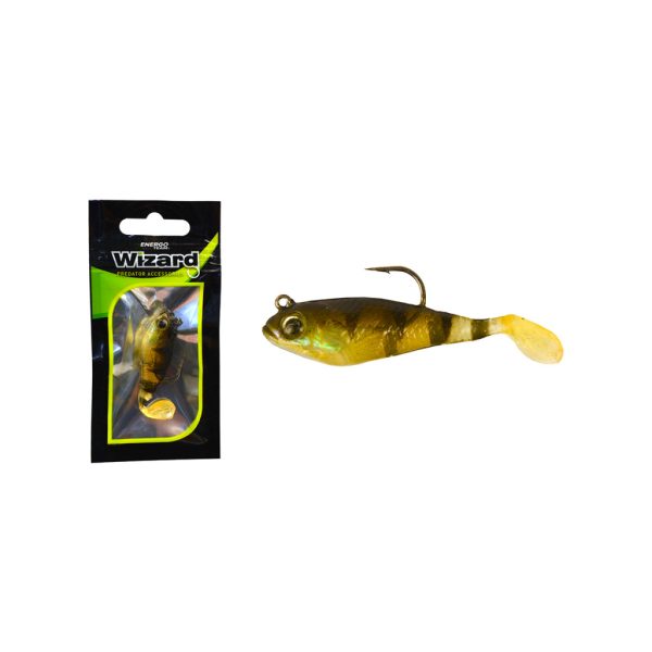 Wizard Swimbait Perch 5,08cm Cleartiger Gummifisch