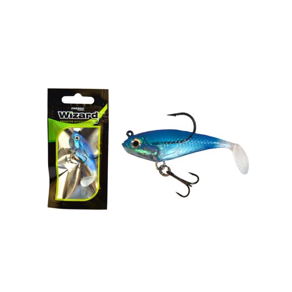 Wizard Swimbait Paddle Shad 5,08cm Blue Gummifisch