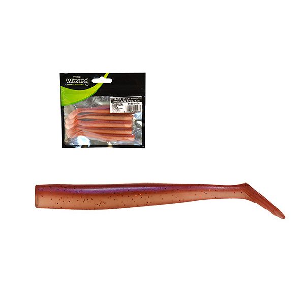 Wizard Stick Minnow Rose 9cm Kunstköder 5 Stk.