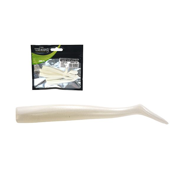 Wizard Stick Minnow White 7cm Kunstköder 5 Stk.