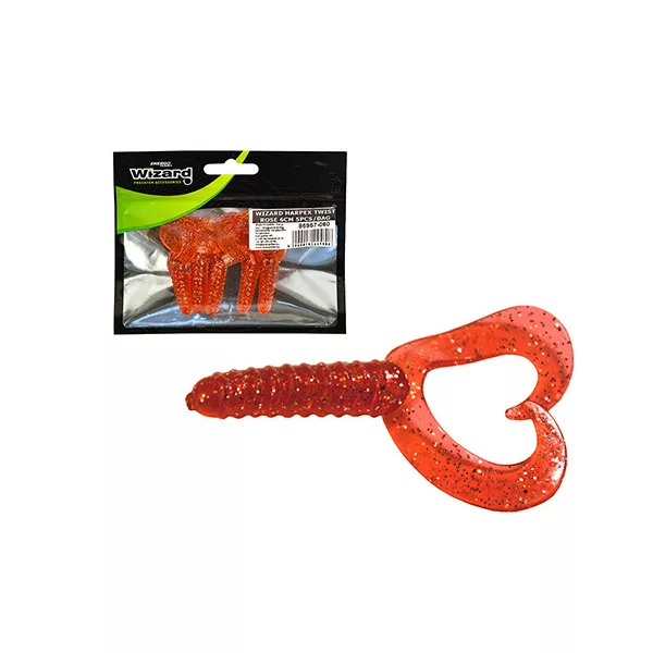 Wizard Harpex Twist Double Rose 6cm Twister 5 Stück