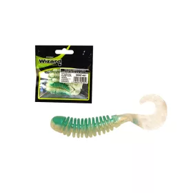 Wizard Harpex Power Twister Green 6cm Kunstköder 5er-Pack