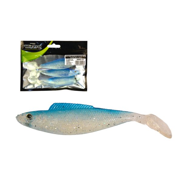 Wizard Roach Clear-Blue 11cm Gummifisch 3 Stk.