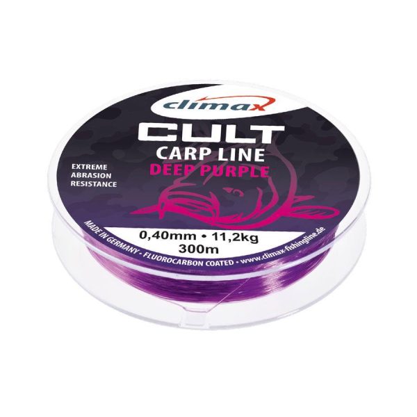 Climax Cult Carp Deep Purple Mono 300m 0,30mm Monofile Hauptschnur