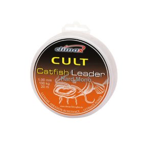   Climax Cult Catfish Hard Mono Leader 50m 1,20mm 100kg Wels Monofiles Vorfach