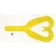 Manns Bait Co. Ltd Doppelschwanz-Twister Twister Y 101mm - 8 Stk.