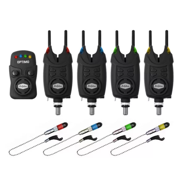 Delphin OPTIMO 9V Bissanzeiger-Set 4+1 + CSW II Swinger + Snag