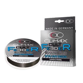   Climax Cult Feeder Bottom Braid 110m 0,24mm 11,8kg Dark Grey Geflochtene Hauptschnur