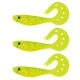 Nevis Twister Shad Vantage 9cm 6,56gr 3 Stk./Pk. /gelb-Glitter/ Kunststoffköder