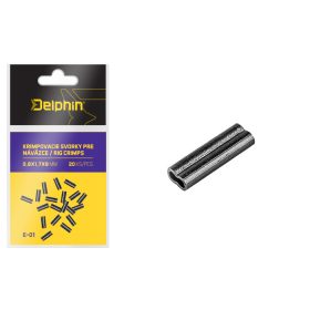 Delphin Crimp-Rohr /20Stk 1,2x2,6x8mm