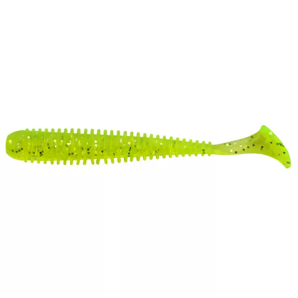 Nevis Vantage Longer 7,5cm 1,9gr 6Stk/Pck Fluo Grün Glitzer Plastikköder