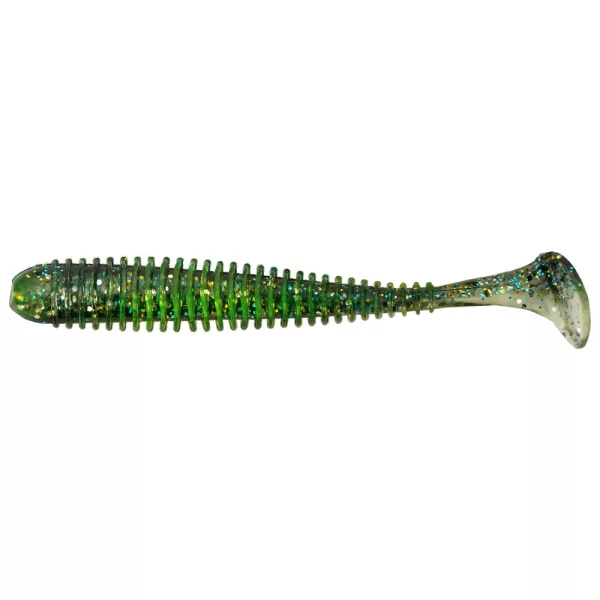 Nevis Vantage Longer 7,5cm 1,9gr 6Stk/Pck Grün Glitzer Plastikköder