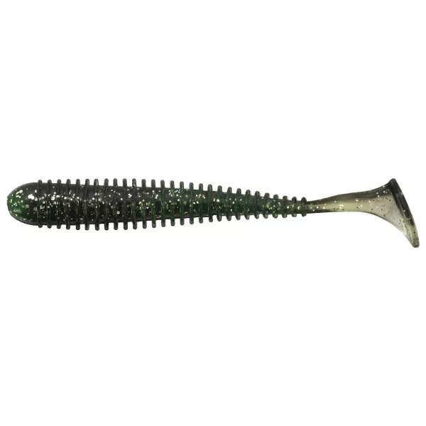 Nevis Vantage Longer 7,5cm 1,9gr 6Stk/Pck Dunkelgrün Glitzer Plastikköder