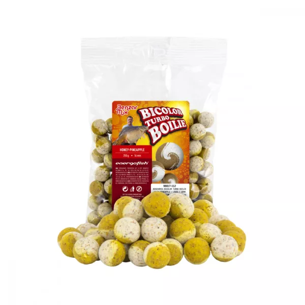 Benzar Turbo Bicolor Boilie Honig-Ananas 250G 20Mm