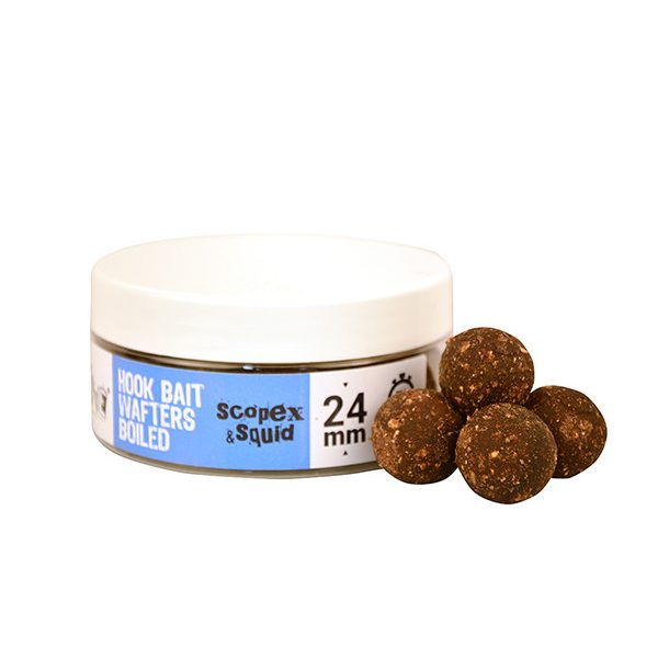 The Big One Hook Bait Wafters Boilie Scopex Squid 24mm Gekochter Hakenköder-Boilie 150gr