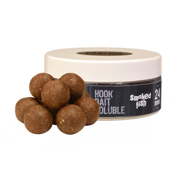 The One Hook Bait Black Soluble 24mm Boilie 150gr