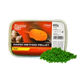   Benzár Mix Rapid Method Pellet 1,5mm Knoblauch Pellet Box 600gr