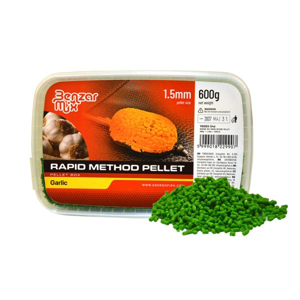 Benzár Mix Rapid Method Pellet 1,5mm Knoblauch Pellet Box 600gr