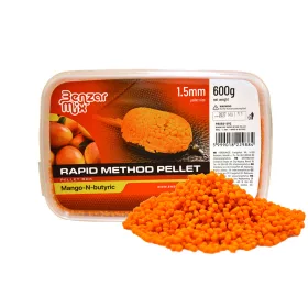  Benzár Mix Rapid Method Pellet 1,5mm Mango-Buttersäure Pellet Box 600gr