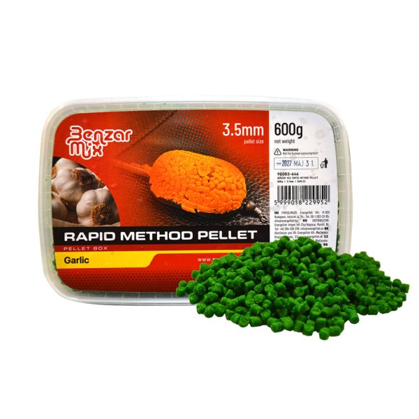 Benzár Mix Rapid Method Pellet 3,5mm Knoblauch Pellet Box 600gr