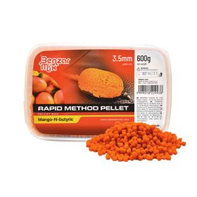  Benzár Mix Rapid Method Pellet 3,5mm Mango-Buttersäure Pellet Box 600gr