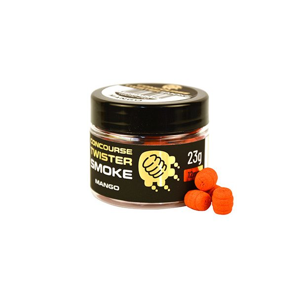Benzár Concourse Twister Smoke Mango 12mm Hakenköder 23gr