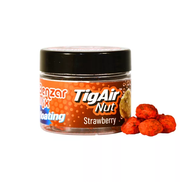Benzár Mix TigAir Nut Schwimmender Hakenköder Strawberry 15gr