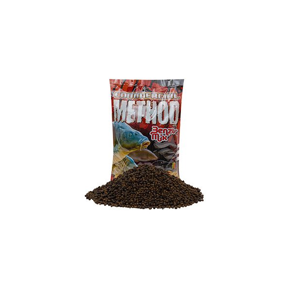 BENZÁR MIX COMMERCIAL PELLET MIX SCHWARZ-BRAUN 800 GR - Mit Fischmehl
