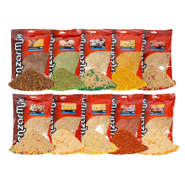 Benzar Fluo Turbo Grundfutter Schoko-Orange Futter 800gr