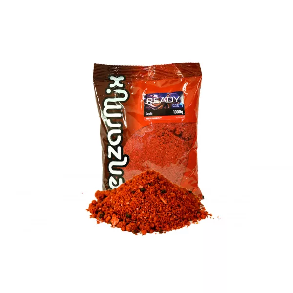 Benzár Mix Ready Carp Groundbait Squid Vorgemischtes Lockfutter 1kg