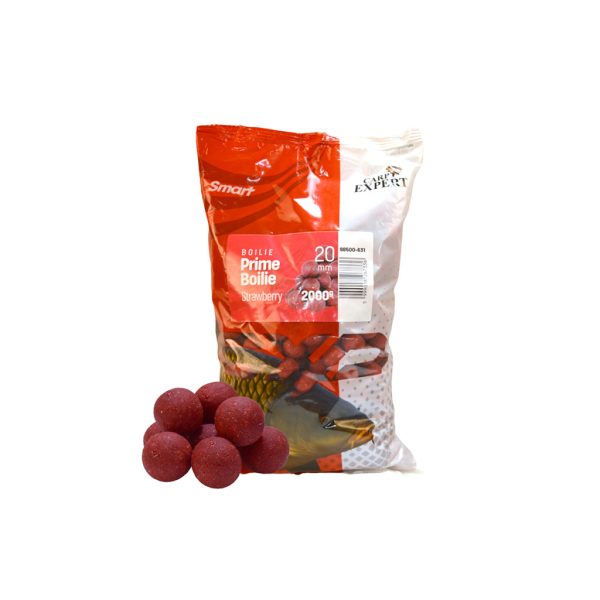 Carp Expert Smart Prime Boilie Erdbeere 20mm Futterboilie 2kg