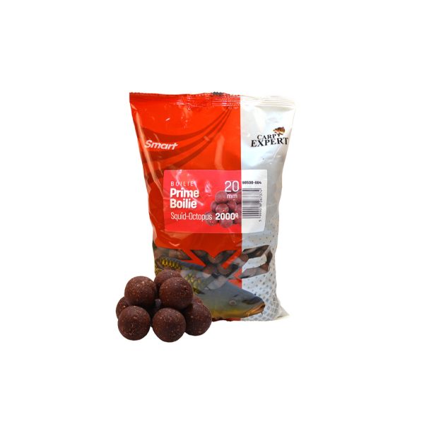 Carp Expert Smart Prime Boilie Tintenfisch-Oktopus 20mm Futterboilie 2kg