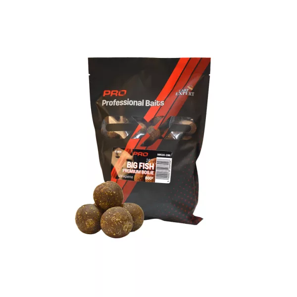 Carp Expert Pro Big Fish Premium Boilie Jalapeno 24mm Futterboilie 800gr