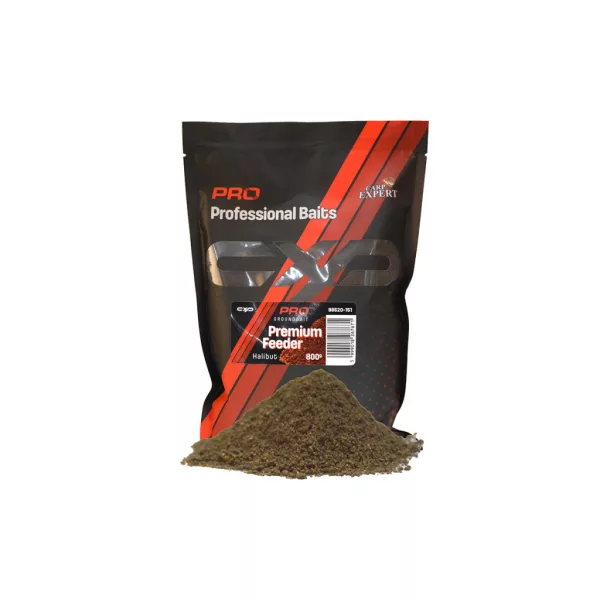 Carp Expert Pro Groundbait Premium Feeder Halibut Futter 800gr